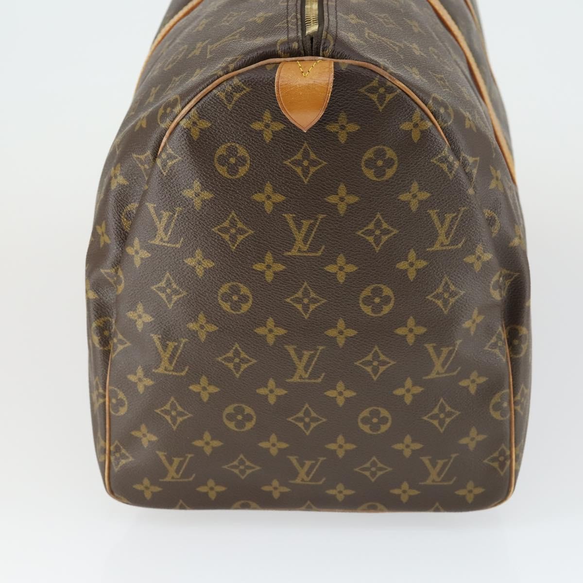 Louis Vuitton Keepall Bag Monogram Canvas Brown Canvas Travel Bag Bag (Pre-Owned)