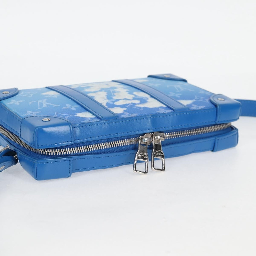 Louis Vuitton Soft Trunk Wallet Limited Edition Monogram Clouds Blue Canvas Clutche & Pouche Bag (Pre-Owned)