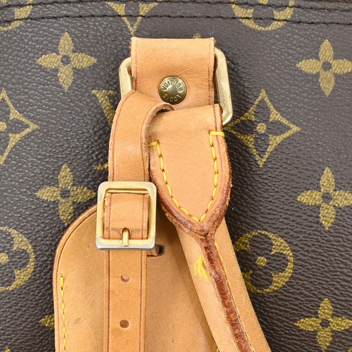 Louis Vuitton Keepall Bag Monogram Canvas Brown Canvas Travel Bag Bag (Pre-Owned)