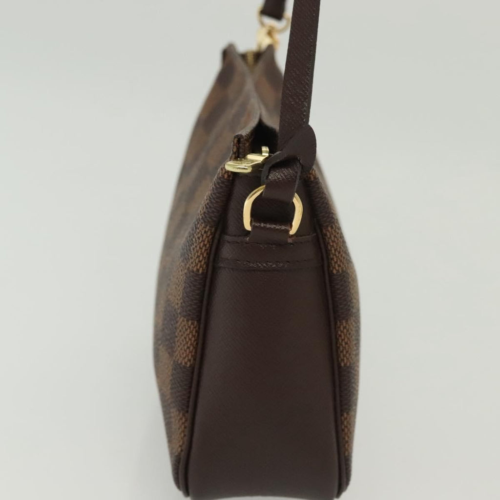 Louis Vuitton Trousse Make Up Bag Damier Canvas Brown Canvas Shoulder Bag Bag (Pre-Owned)