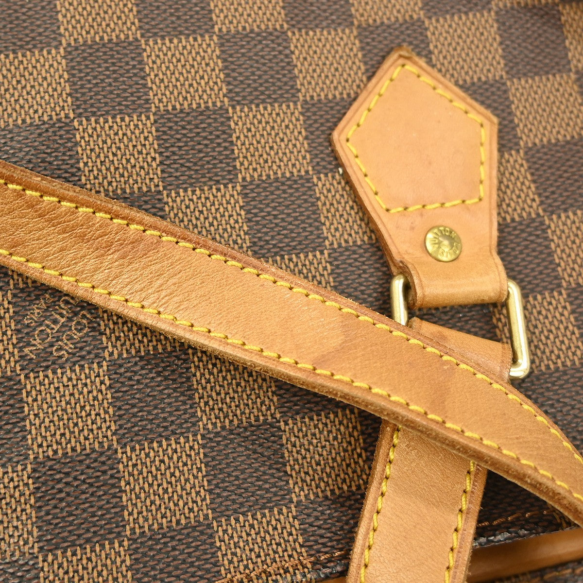 Louis Vuitton Chelsea Handbag Centenaire Damier Brown Canvas Tote Bag Bag (Pre-Owned)