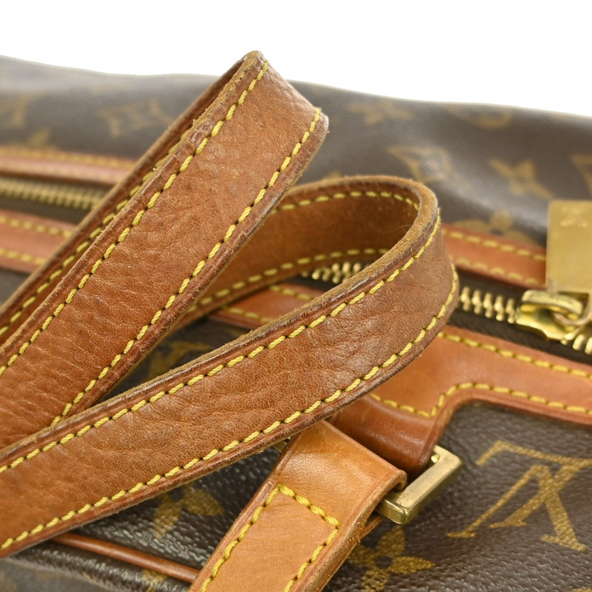 Louis Vuitton Cite Handbag Monogram Canvas Brown Canvas Clutche & Pouche Bag (Pre-Owned)