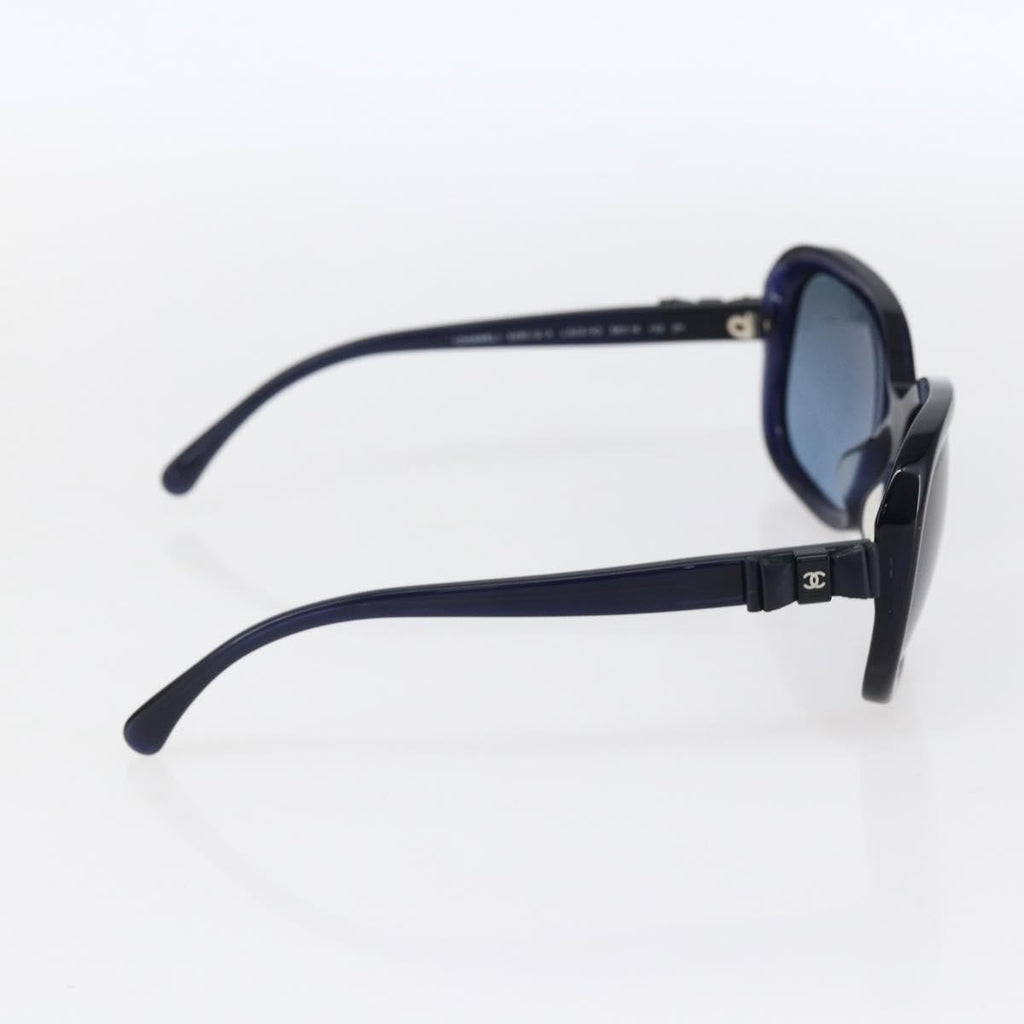 Chanel Logo Cc Sunglasses Plastic Blue Plastic Sunglasse Accessory (Pre-Owned)
