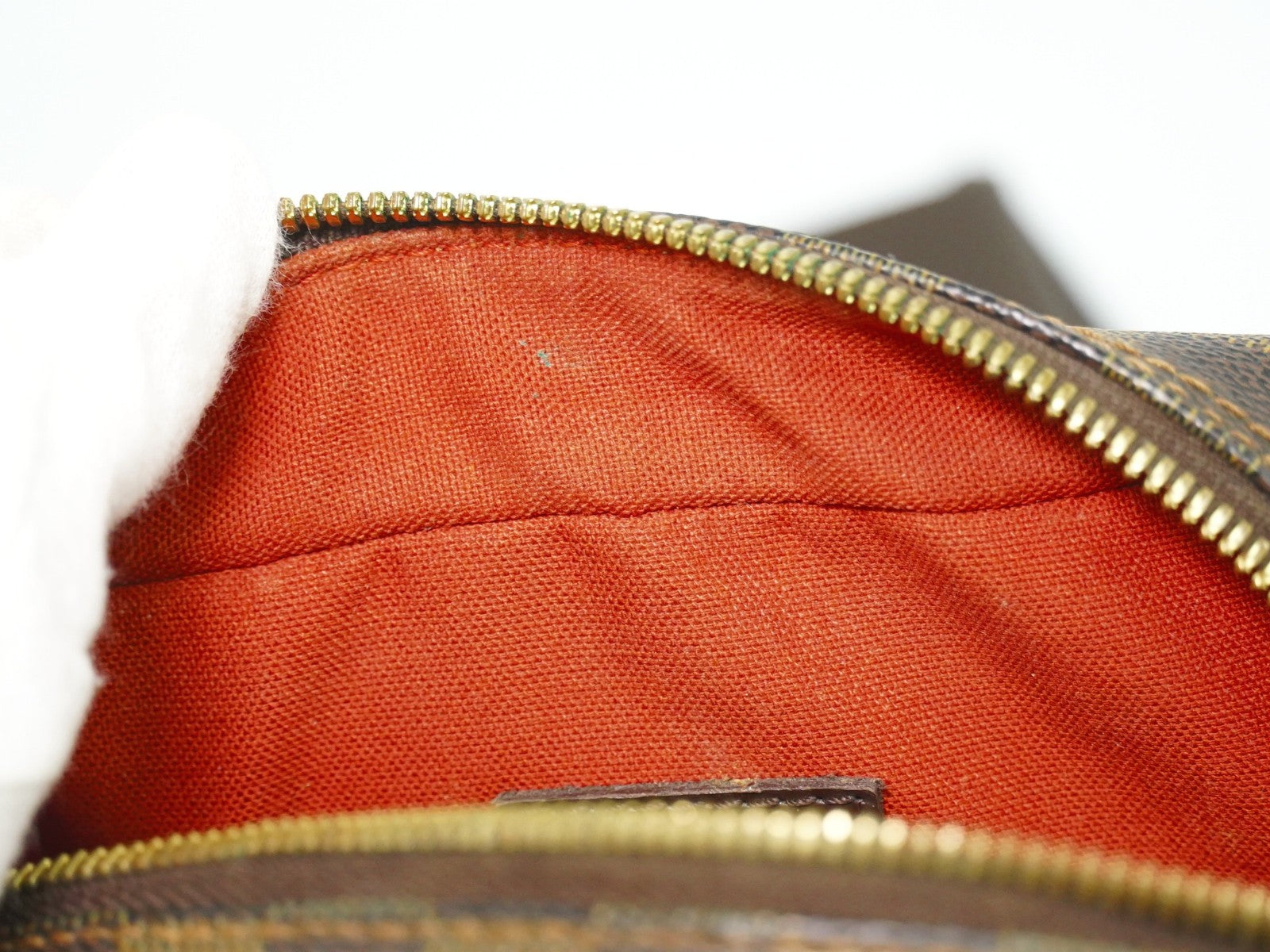 Louis Vuitton Olav Handbag Damier Brown Canvas Shoulder Bag Bag (Pre-Owned)