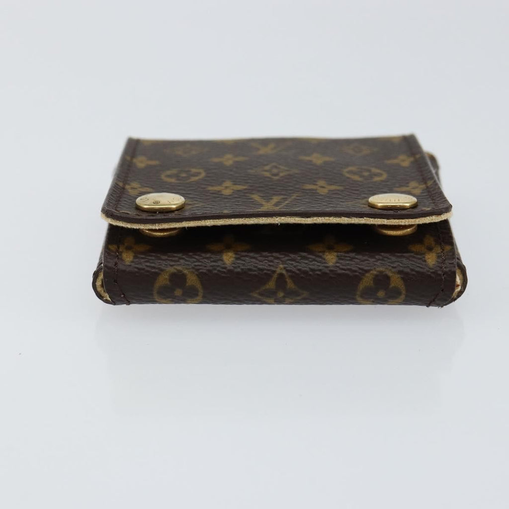 Louis Vuitton Case Jewelry Box Canvas Brown Canvas Wallets Accessory (Pre-Owned)