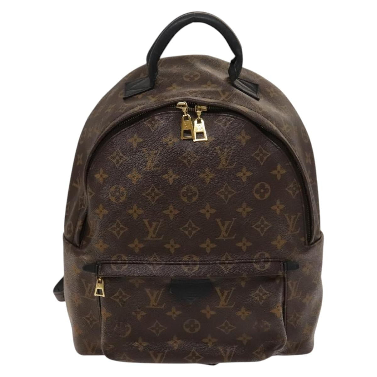 Louis Vuitton Palm Springs Backpack Monogram Canvas Brown Canvas Backpack Bag (Pre-Owned)