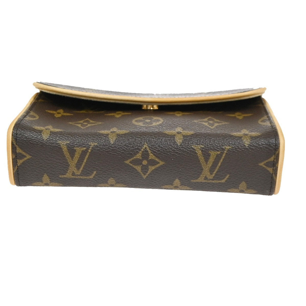 Louis Vuitton Florentine Waist Bag Monogram Canvas Brown Canvas Clutche & Pouche Bag (Pre-Owned)