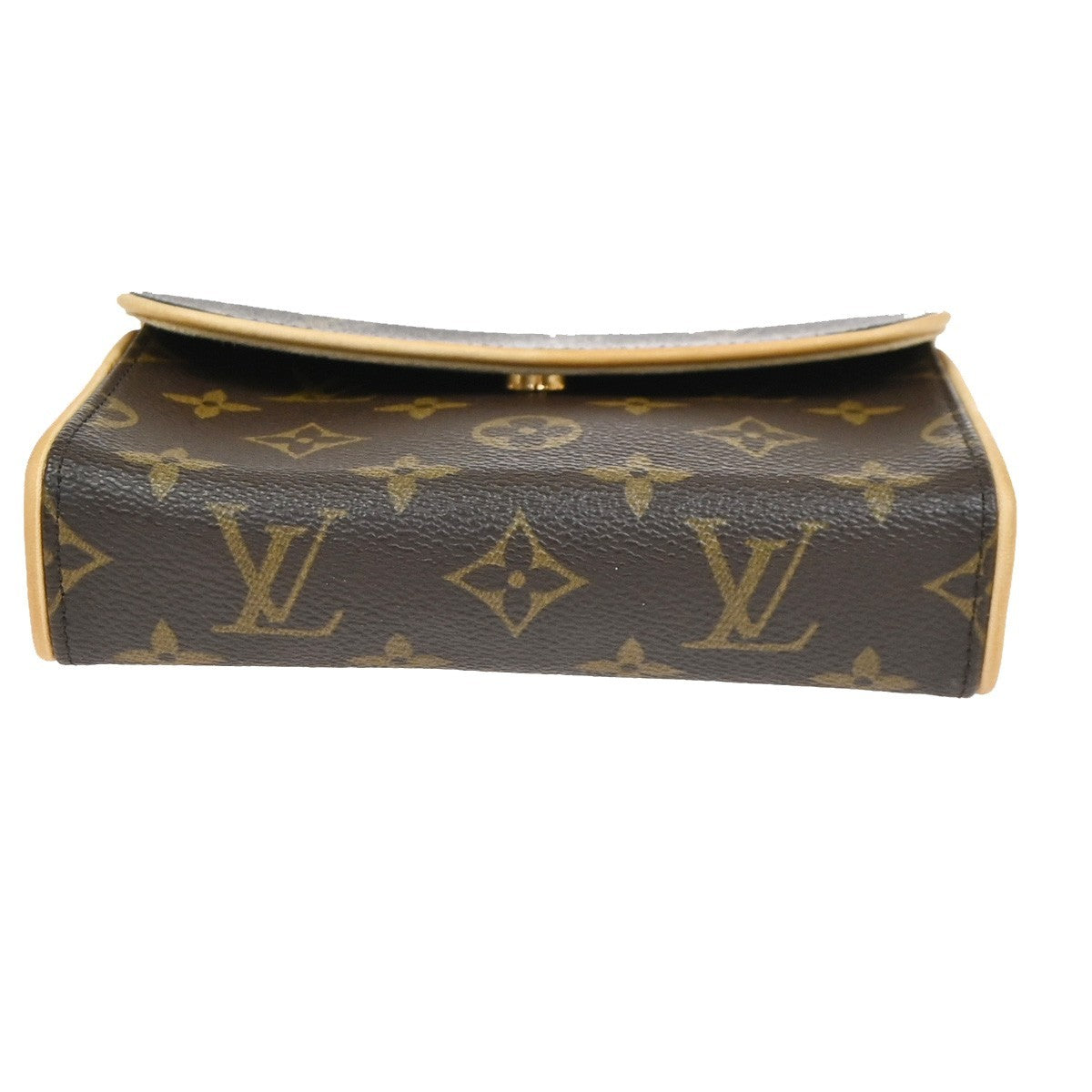 Louis Vuitton Florentine Waist Bag Monogram Canvas Brown Canvas Clutche & Pouche Bag (Pre-Owned)