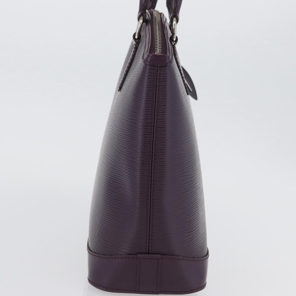 Louis Vuitton Lockit Handbag Epi Leather Purple Leather Handbag (Pre-Owned)