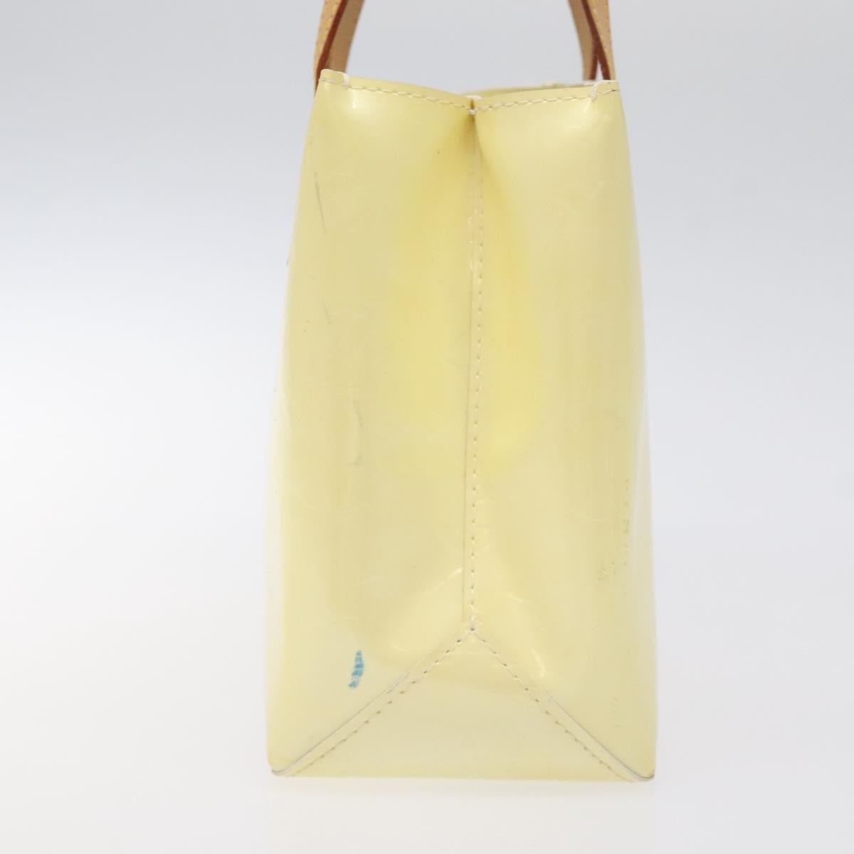 Louis Vuitton Reade Handbag Monogram Vernis Beige Patent_Leather Bag (Pre-Owned)