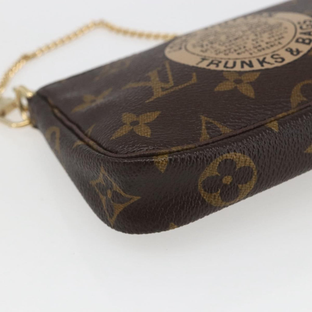 Louis Vuitton Pochette Accessoires Limited Edition Monogram Trunk Brown Canvas Clutche & Pouche Bag (Pre-Owned)