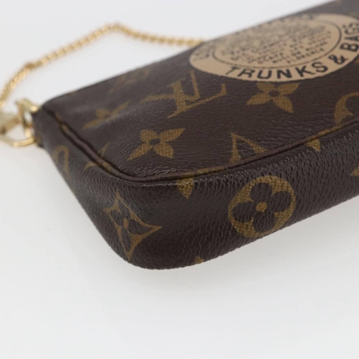 Louis Vuitton Pochette Accessoires Limited Edition Monogram Trunk Brown Canvas Clutche & Pouche Bag (Pre-Owned)