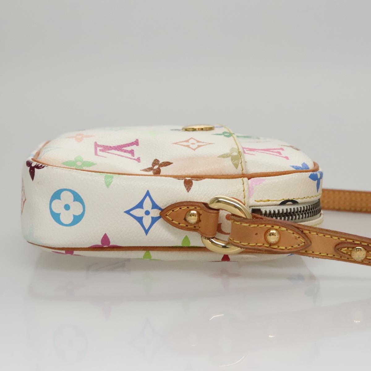 Louis Vuitton Rift Handbag Monogram Multicolor White Canvas Shoulder Bag Bag (Pre-Owned)