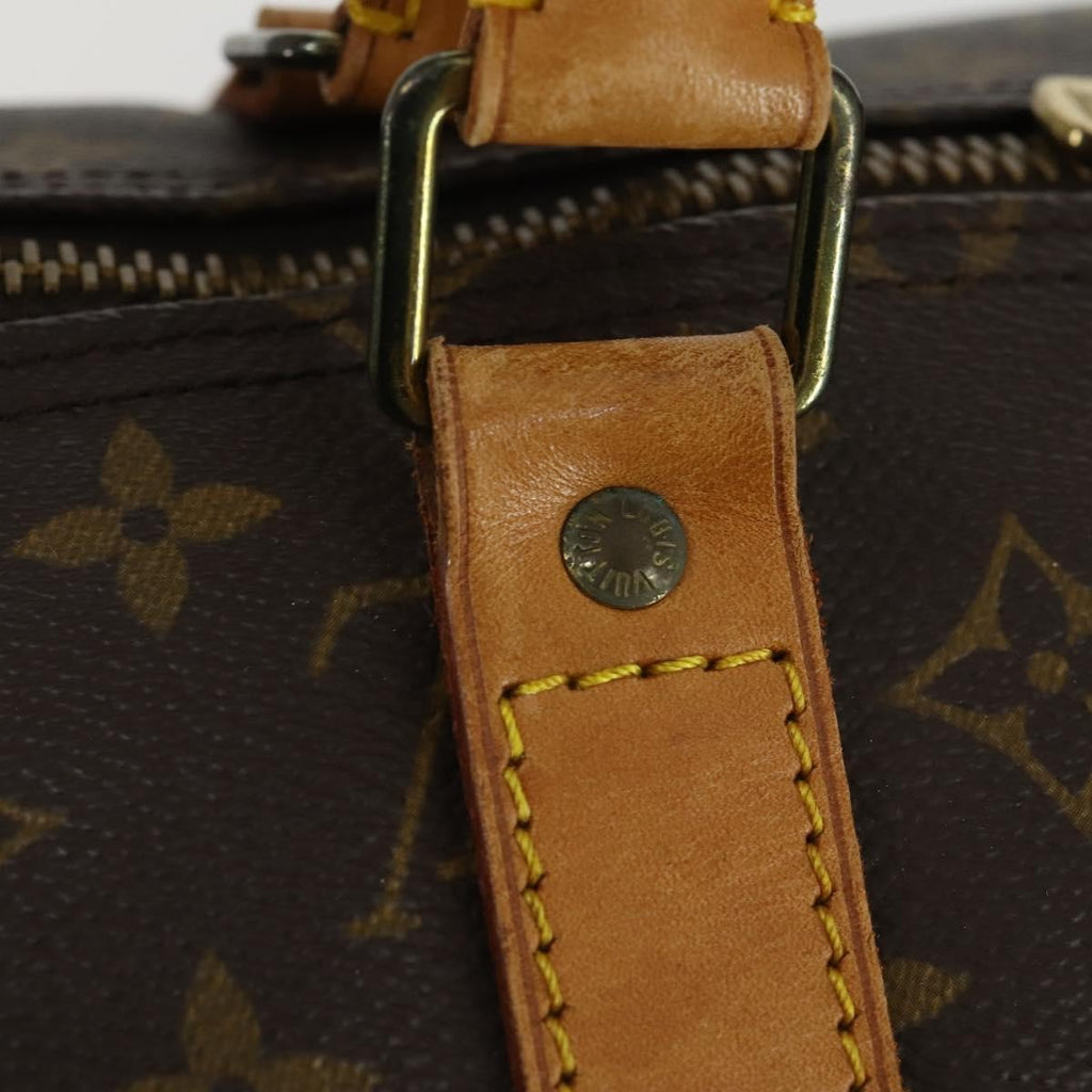 Louis Vuitton Keepall Bag Monogram Canvas Brown Canvas Travel Bag Bag (Pre-Owned)