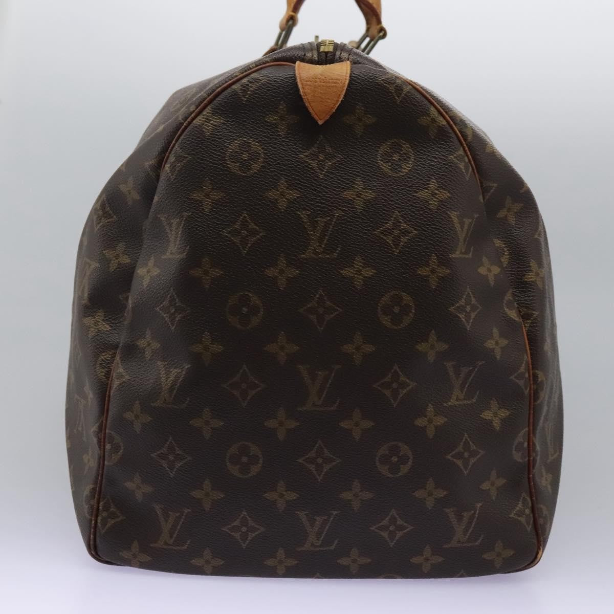 Louis Vuitton Keepall Bag Monogram Canvas Brown Canvas Travel Bag Bag (Pre-Owned)