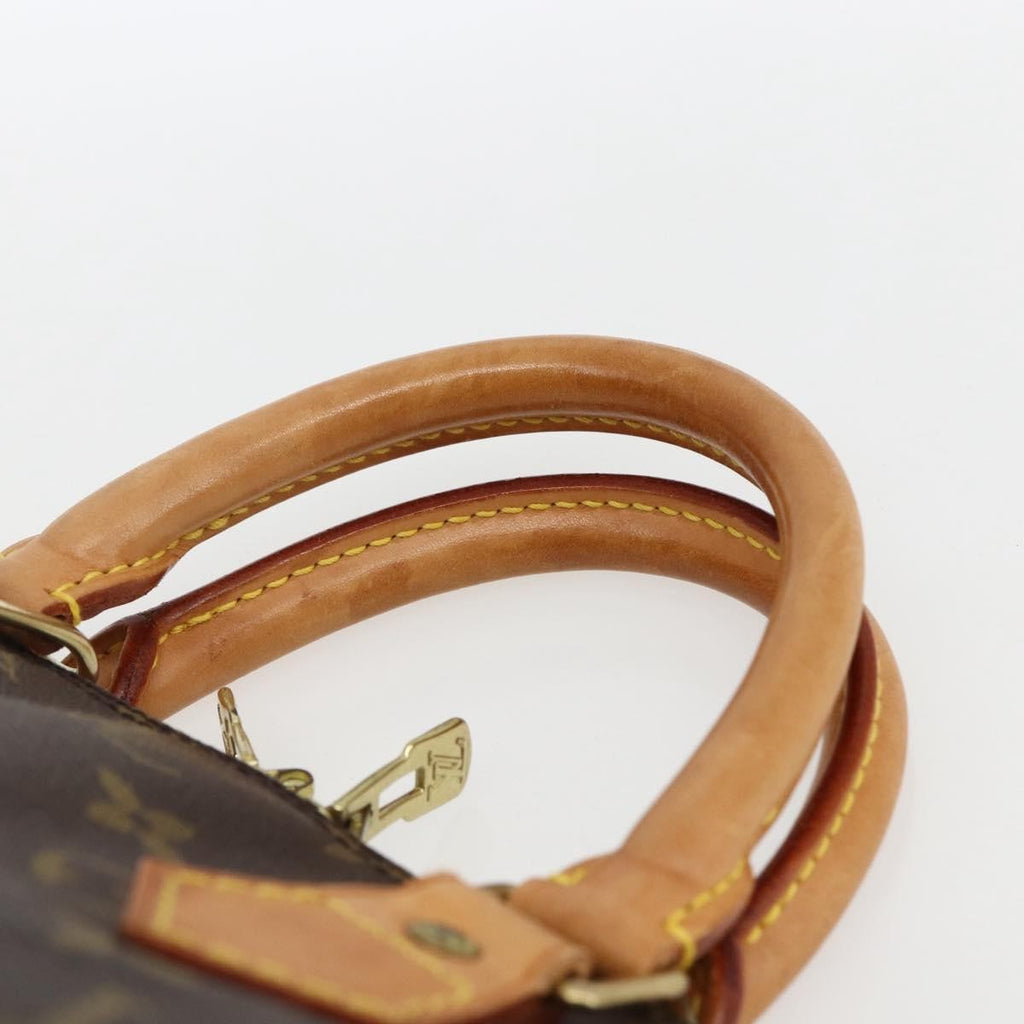 Louis Vuitton Alma Handbag Monogram Canvas Brown Canvas Handbag (Pre-Owned)