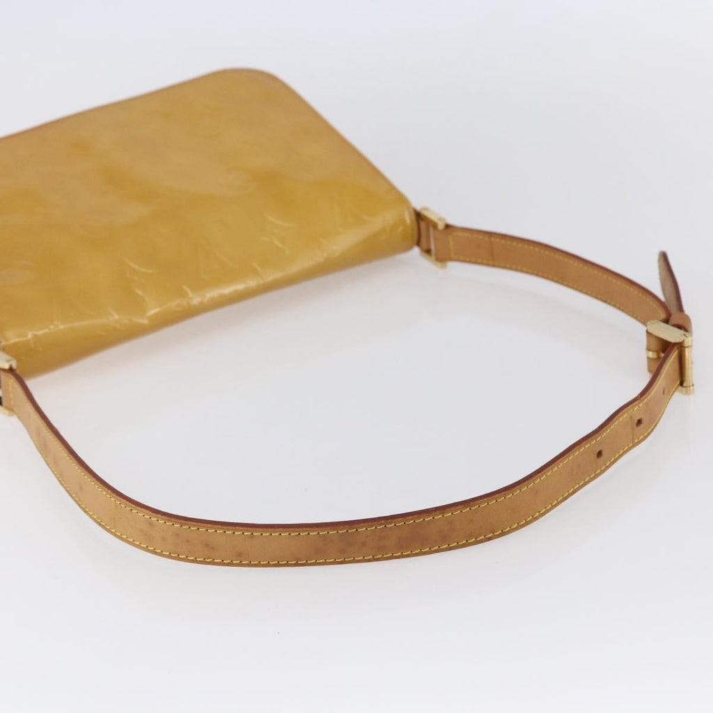 Louis Vuitton Thompson Street Handbag Monogram Vernis Beige Patent_Leather Shoulder Bag Bag (Pre-Owned)