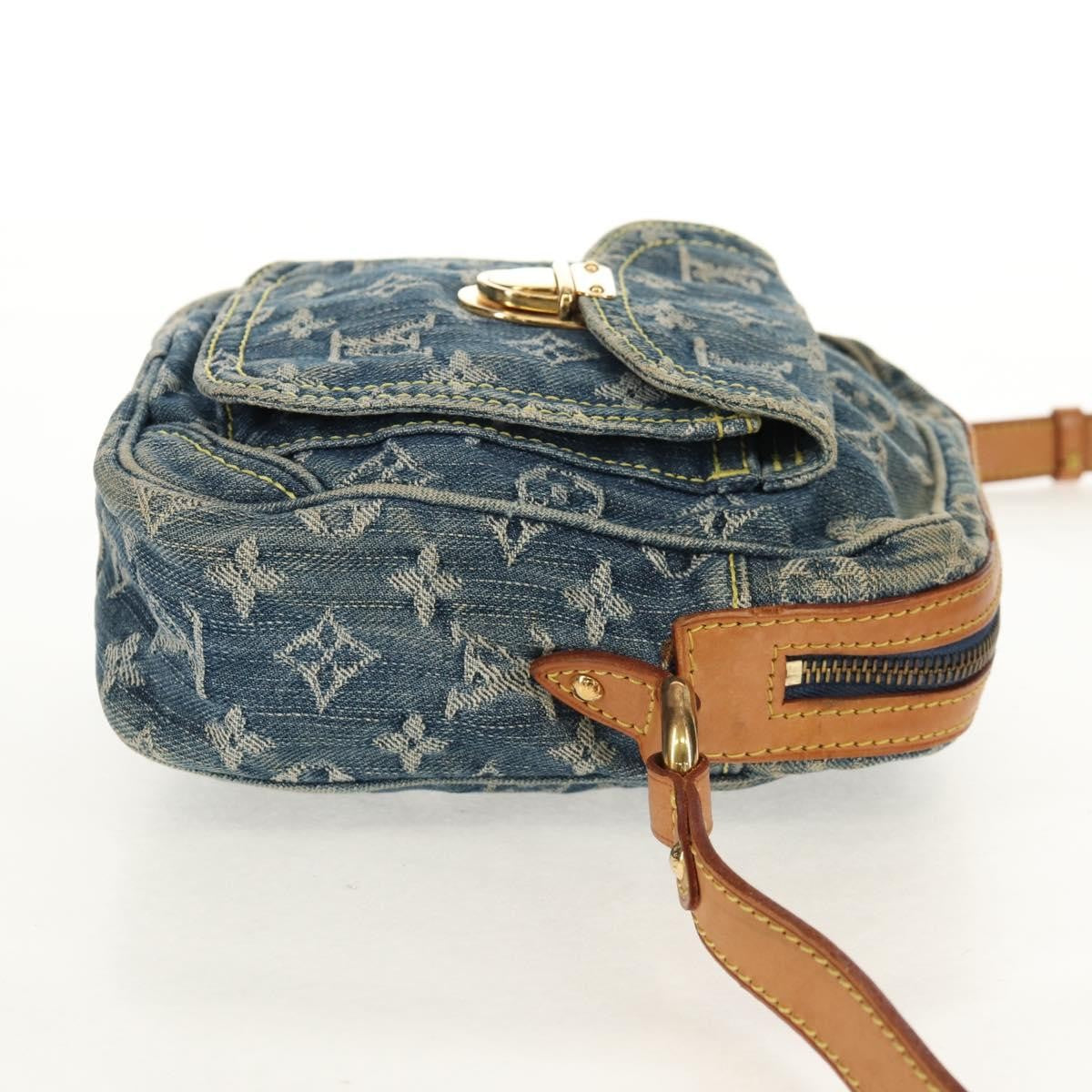 Louis Vuitton Camera Bag Monogram Denim Blue Denim_Jeans Shoulder Bag Bag (Pre-Owned)