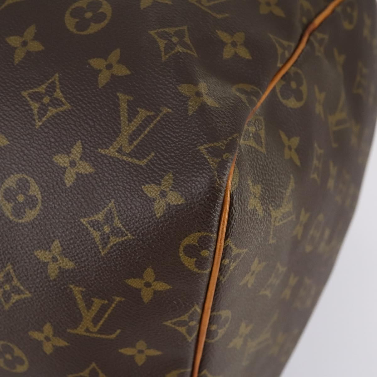 Louis Vuitton Keepall Bag Monogram Canvas Brown Canvas Travel Bag Bag (Pre-Owned)