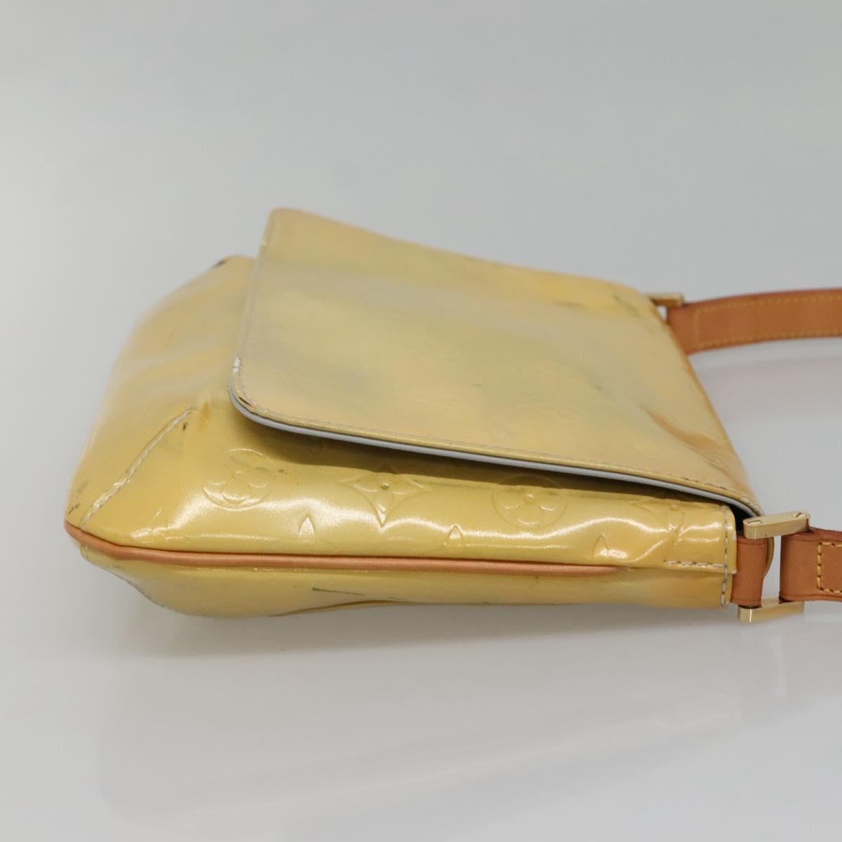 Louis Vuitton Thompson Street Handbag Monogram Vernis Beige Patent_Leather Shoulder Bag Bag (Pre-Owned)