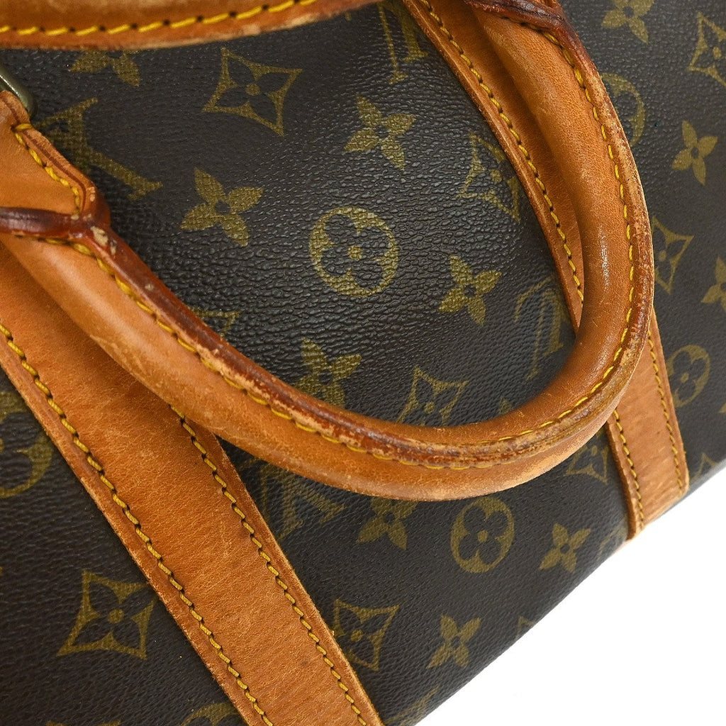 Louis Vuitton Keepall Bag Monogram Canvas Brown Canvas Travel Bag Bag (Pre-Owned)
