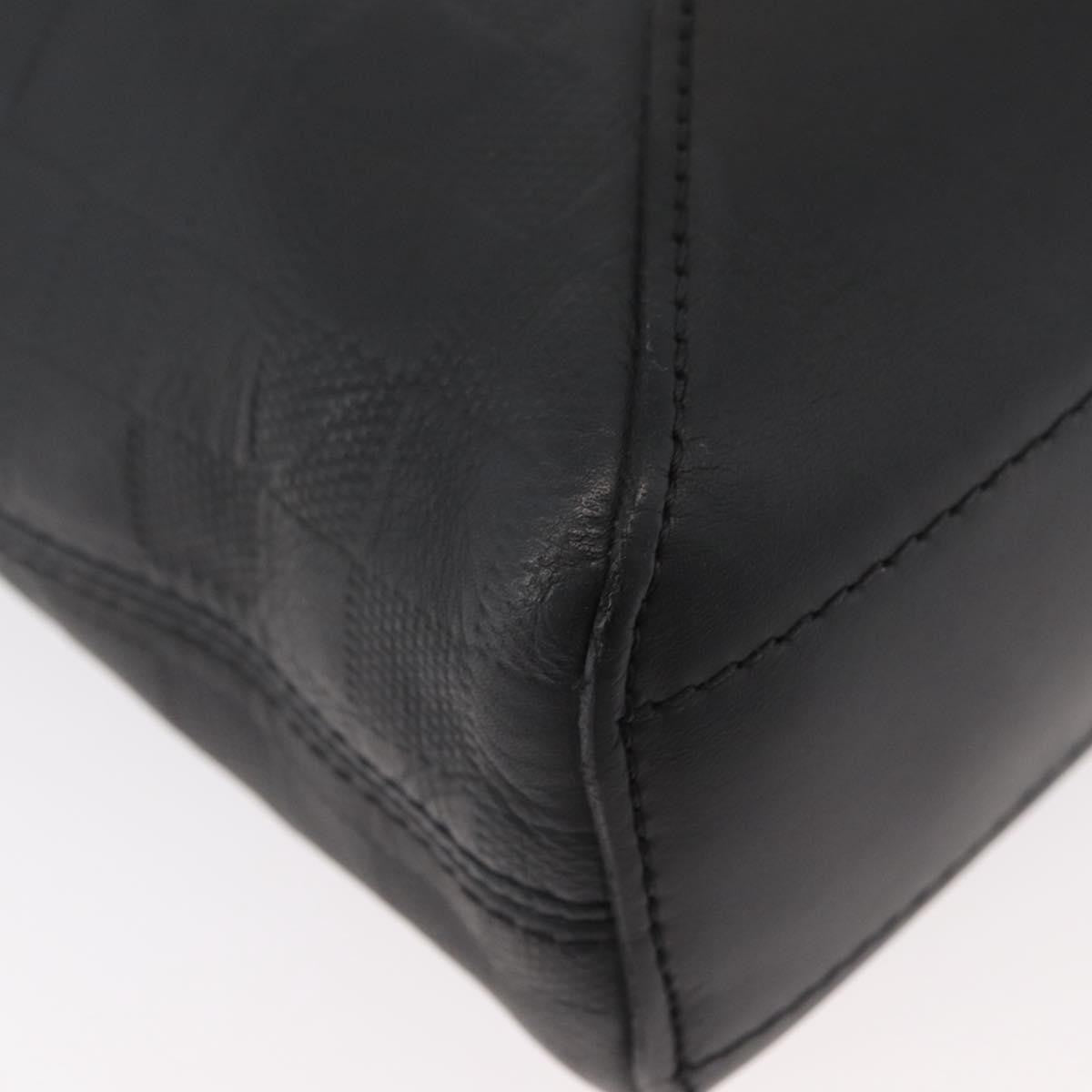 Louis Vuitton Avenue Soft Briefcase Damier Infini Leather Black Leather Briefcase Bag (Pre-Owned)