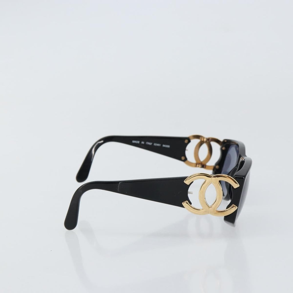 Chanel Logo Cc Sunglasses Plastic Black Plastic Sunglasse Accessory (Pre-Owned)