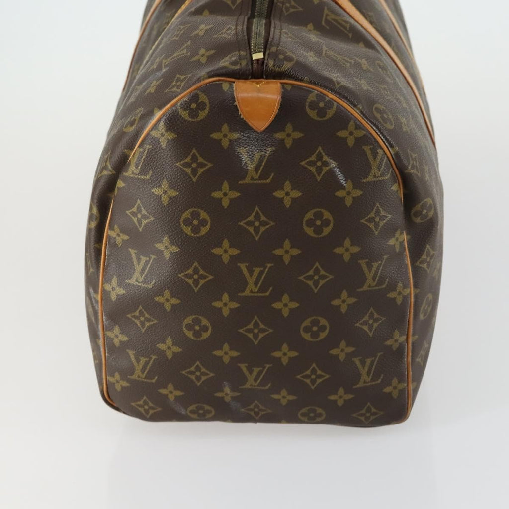 Louis Vuitton Keepall Bag Monogram Canvas Brown Canvas Travel Bag Bag (Pre-Owned)