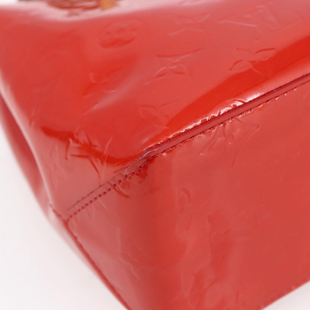 Louis Vuitton Reade Handbag Monogram Vernis Red Patent_Leather Handbag (Pre-Owned)