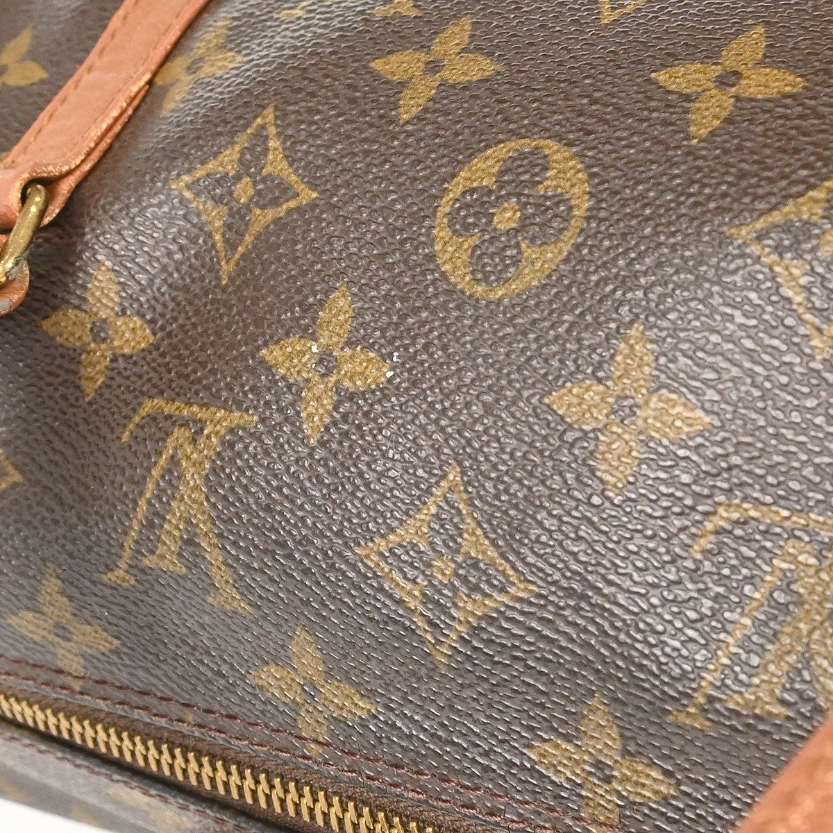 Louis Vuitton Papillon Handbag Monogram Canvas Brown Canvas Handbag (Pre-Owned)
