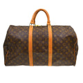 Louis Vuitton Keepall Bag Monogram Canvas Brown Canvas Travel Bag Bag (Pre-Owned)