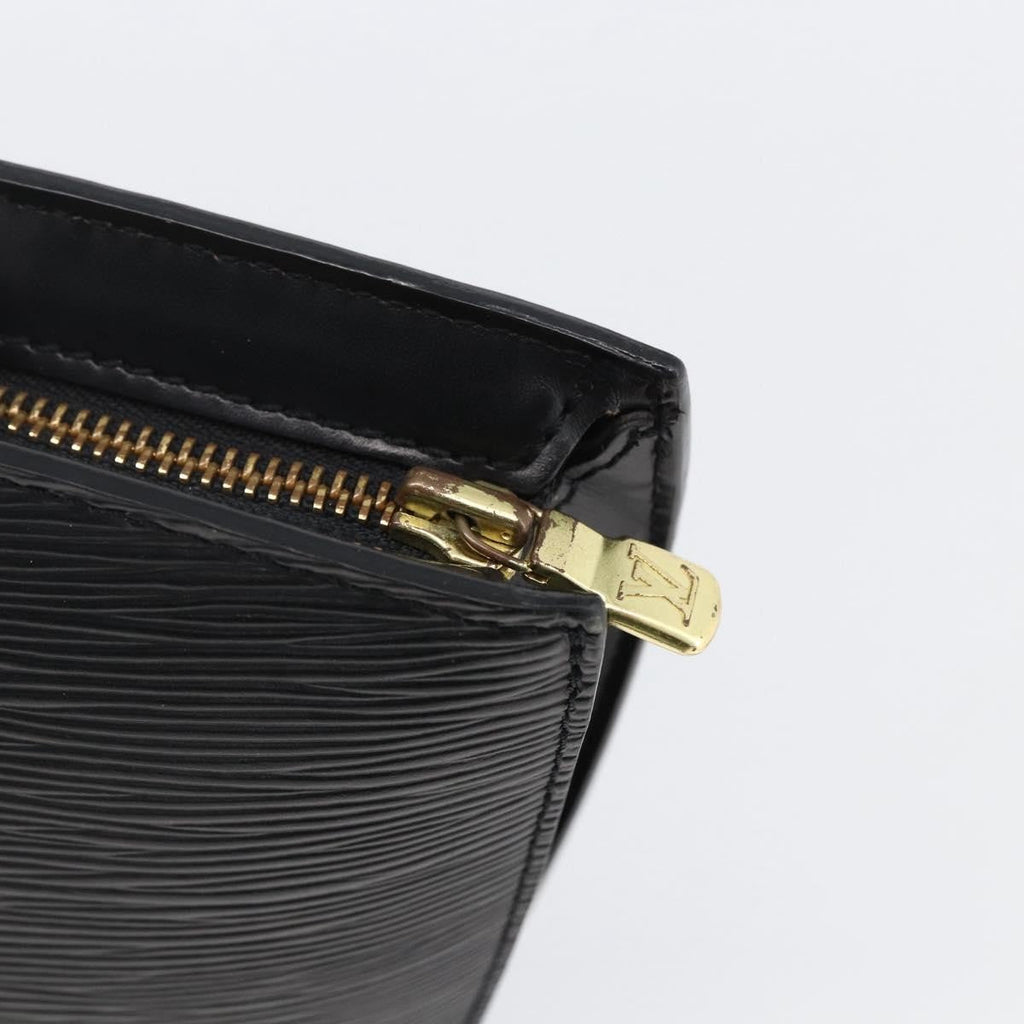 Louis Vuitton Saint Jacques Nm Handbag Epi Leather Black Leather Handbag (Pre-Owned)