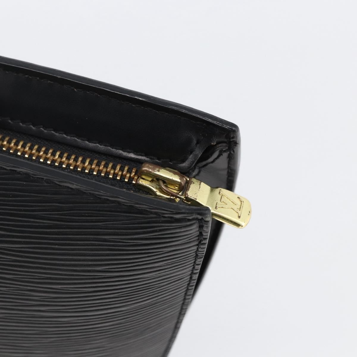 Louis Vuitton Saint Jacques Nm Handbag Epi Leather Black Leather Handbag (Pre-Owned)