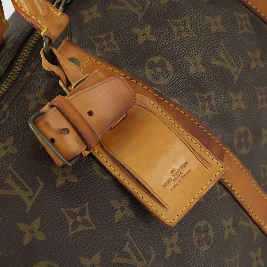 Louis Vuitton Keepall Bag Monogram Canvas Brown Canvas Travel Bag Bag (Pre-Owned)