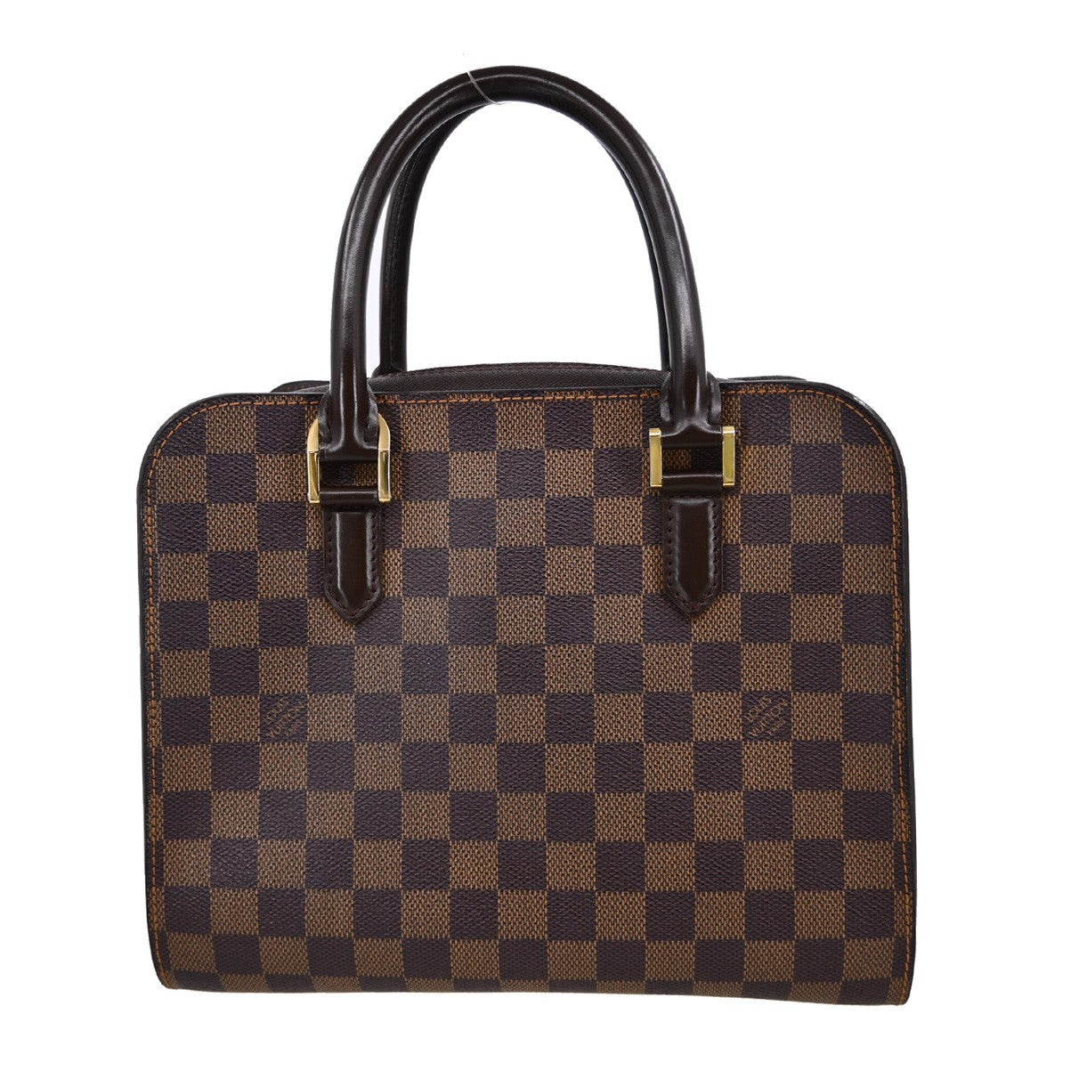 Louis Vuitton Triana Bag Damier Brown Canvas Handbag (Pre-Owned)