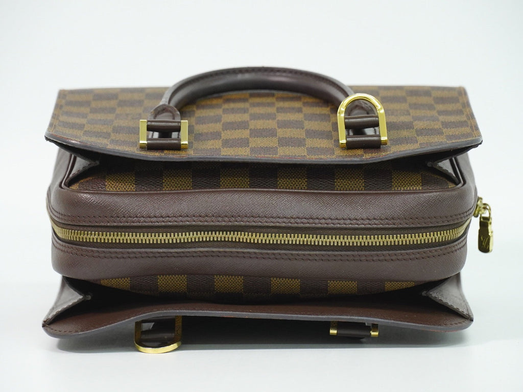 Louis Vuitton Triana Bag Damier Brown Canvas Handbag (Pre-Owned)