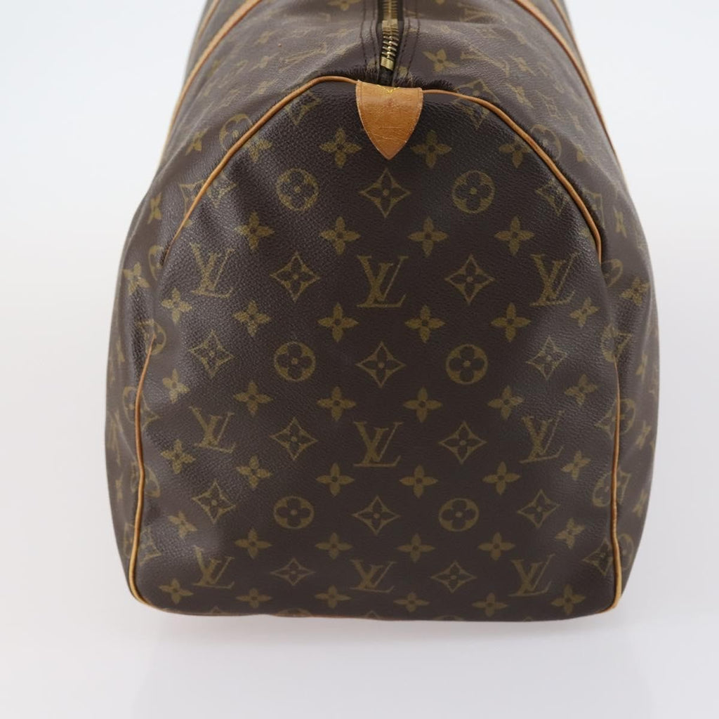 Louis Vuitton Keepall Bag Monogram Canvas Brown Canvas Travel Bag Bag (Pre-Owned)