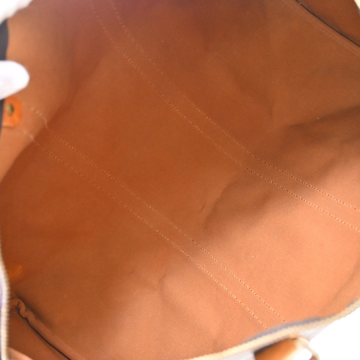 Louis Vuitton Keepall Bag Monogram Canvas Brown Canvas Travel Bag Bag (Pre-Owned)