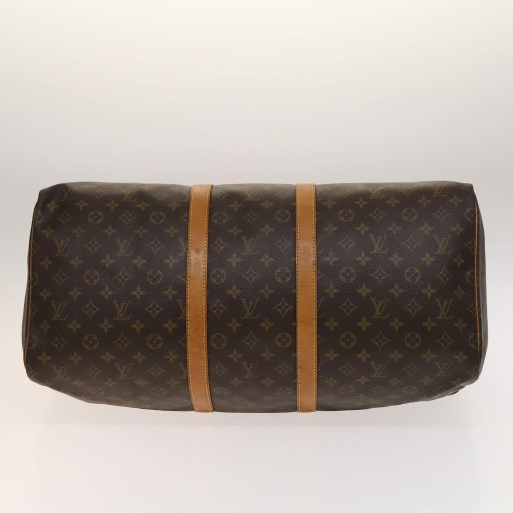 Louis Vuitton Keepall Bag Monogram Canvas Brown Canvas Travel Bag Bag (Pre-Owned)