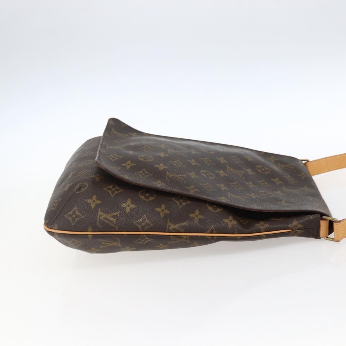Louis Vuitton Musette Handbag Monogram Canvas Brown Canvas Shoulder Bag Bag (Pre-Owned)