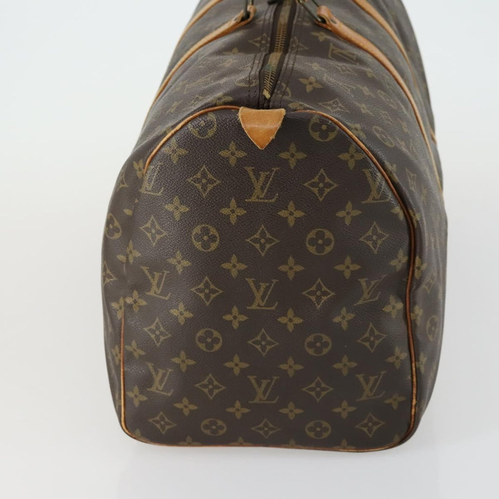 Louis Vuitton Keepall Bag Monogram Canvas Brown Canvas Travel Bag Bag (Pre-Owned)