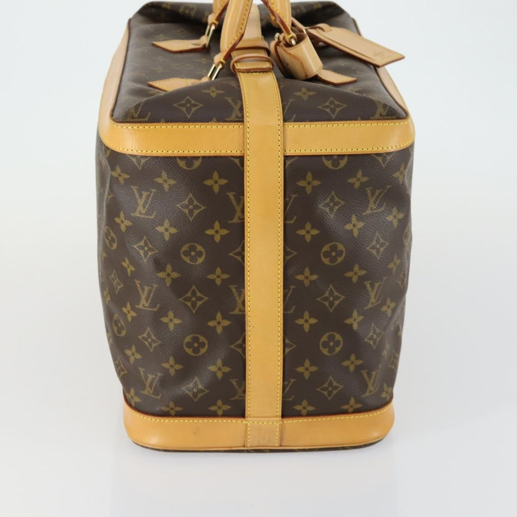 Louis Vuitton Cruiser Handbag Monogram Canvas Brown Canvas Travel Bag Bag (Pre-Owned)