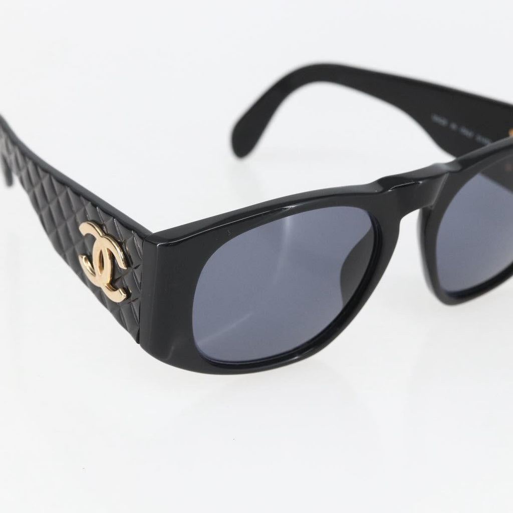 Chanel Logo Cc Sunglasses Plastic Black Plastic Sunglasse Accessory (Pre-Owned)