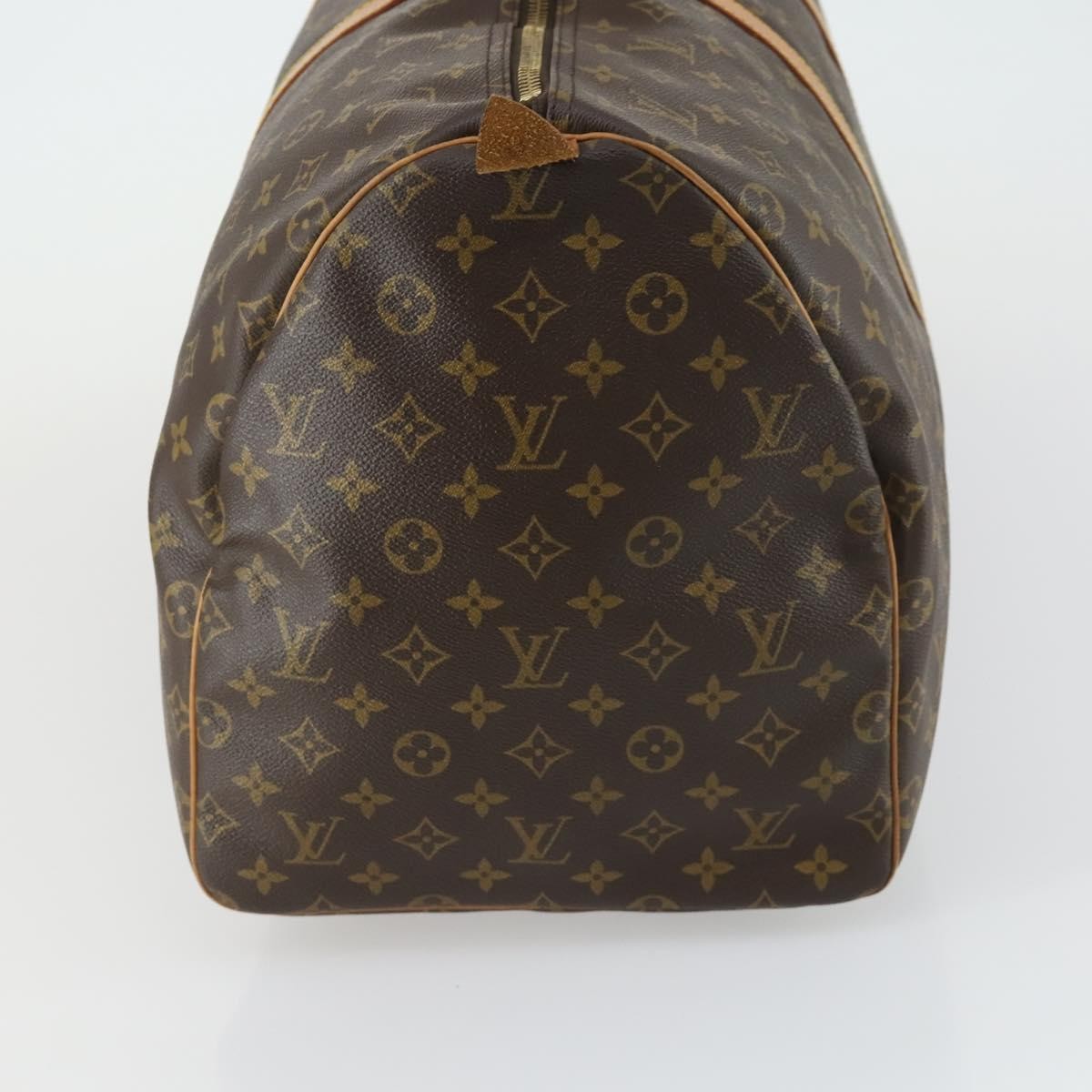 Louis Vuitton Keepall Bag Monogram Canvas Brown Canvas Travel Bag Bag (Pre-Owned)