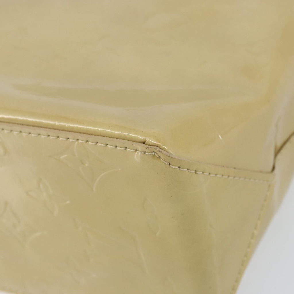 Louis Vuitton Reade Handbag Monogram Vernis Beige Patent_Leather Handbag (Pre-Owned)