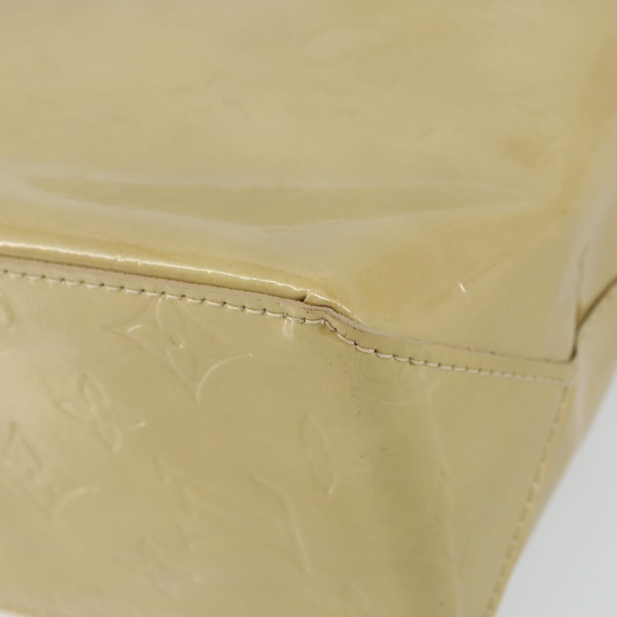 Louis Vuitton Reade Handbag Monogram Vernis Beige Patent_Leather Handbag (Pre-Owned)
