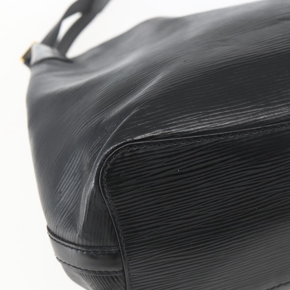Louis Vuitton Mandara Handbag Epi Leather Black Leather Tote Bag Bag (Pre-Owned)
