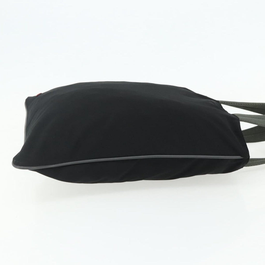 Prada Sport Tote Bag Nylon Black Nylon Tote Bag Bag (Pre-Owned)