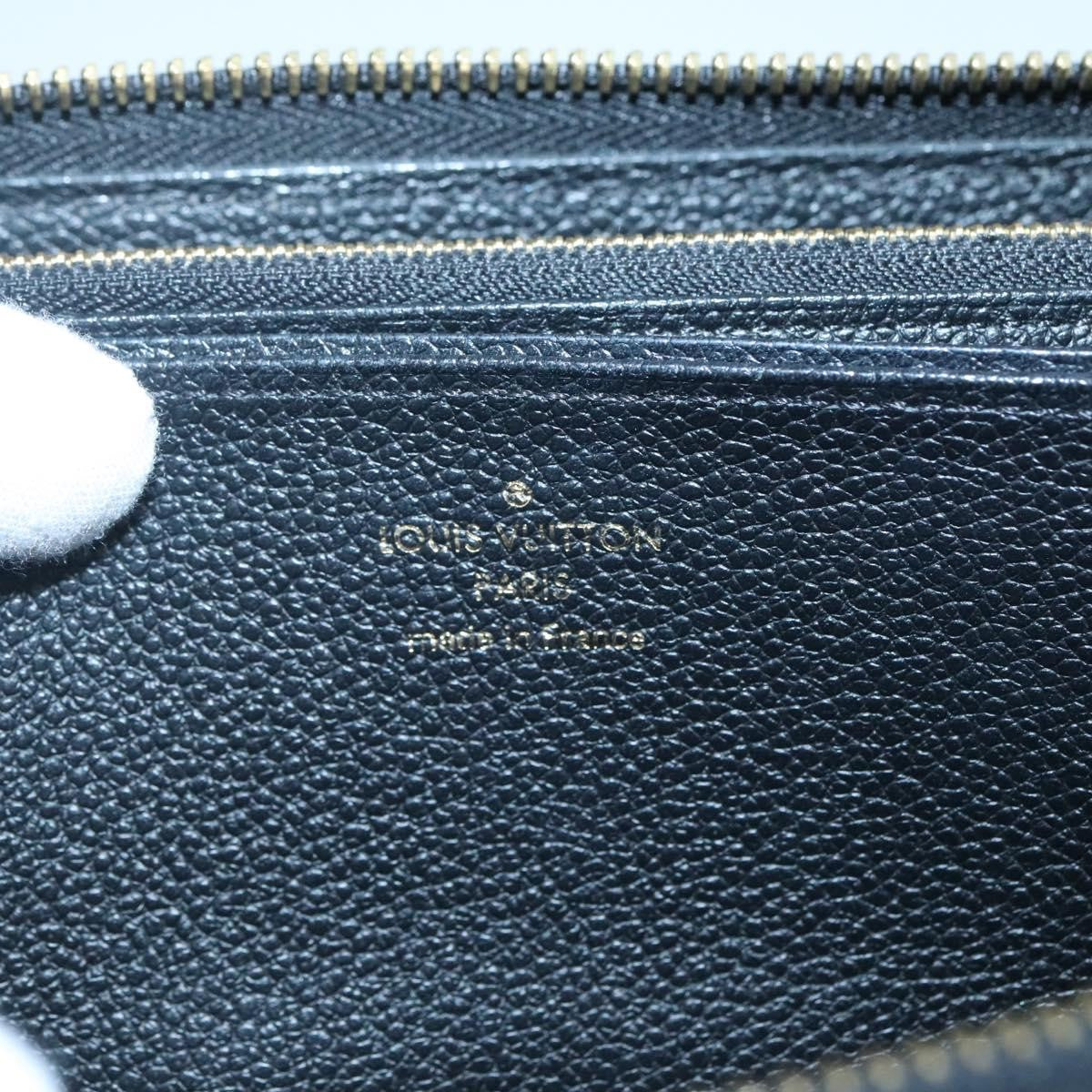 Louis Vuitton Portefeuille Zippy Monogramme Empreinte Monogramme Empreinte Black Leather Wallets Accessory (Pre-Owned)