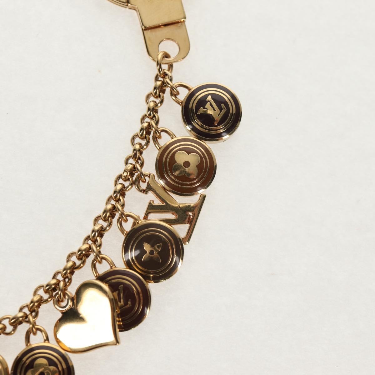 Louis Vuitton Pastilles Bag Charm And Key Holder Metal And Enamel Gold Metal Charms And Keychains Accessory (Pre-Owned)